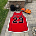 Handmade Basketball Jersey Rug